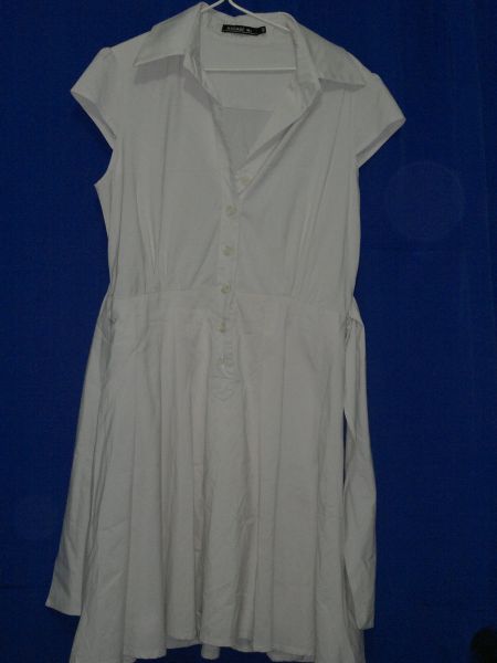 Vestido Madame Ms bege tam 40.