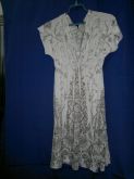 Vestido Espresso estampado tamanho P