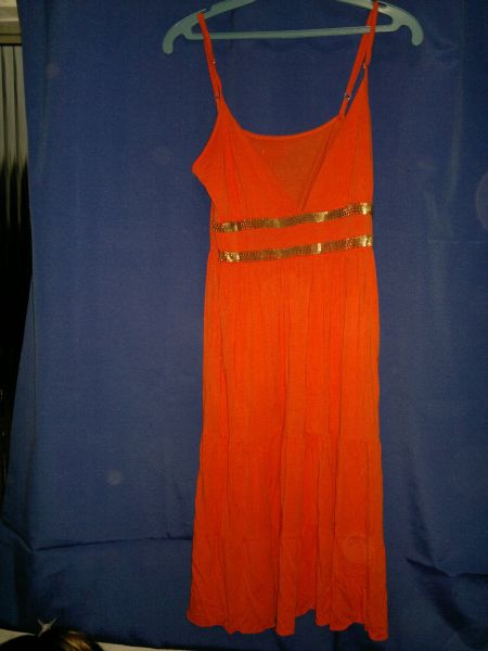 Vestido Agatha tam p cor abobora